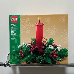 SALE Sealed LEGO Christmas Table Decoration Set 40743 with candle and greenery